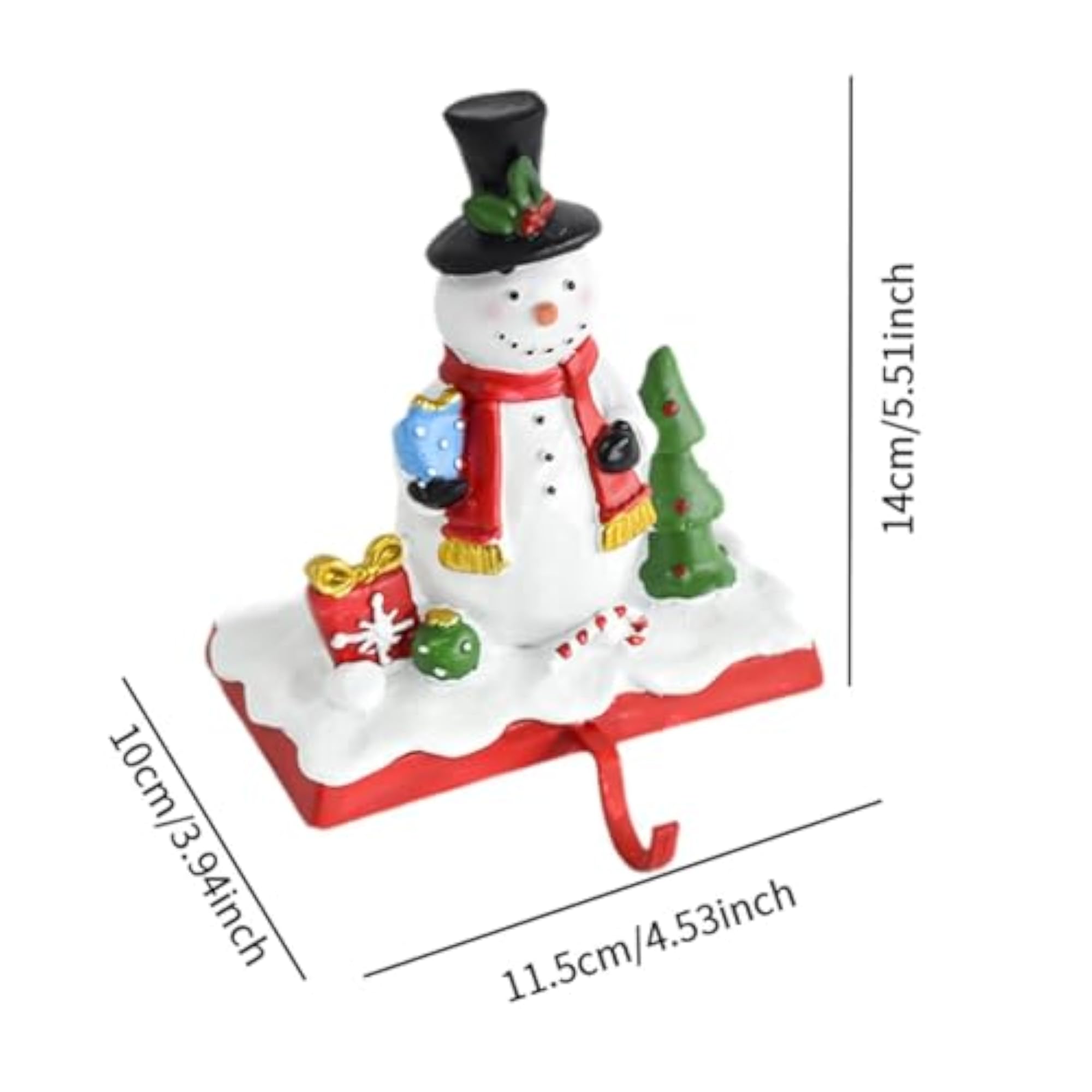 Christmas Statue Collection Stocking Hook for Decor